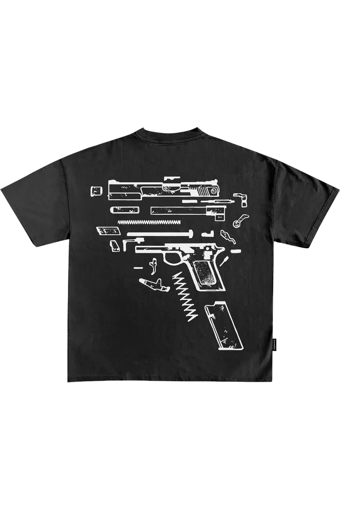 Черная футболка No Luck Just Skill 