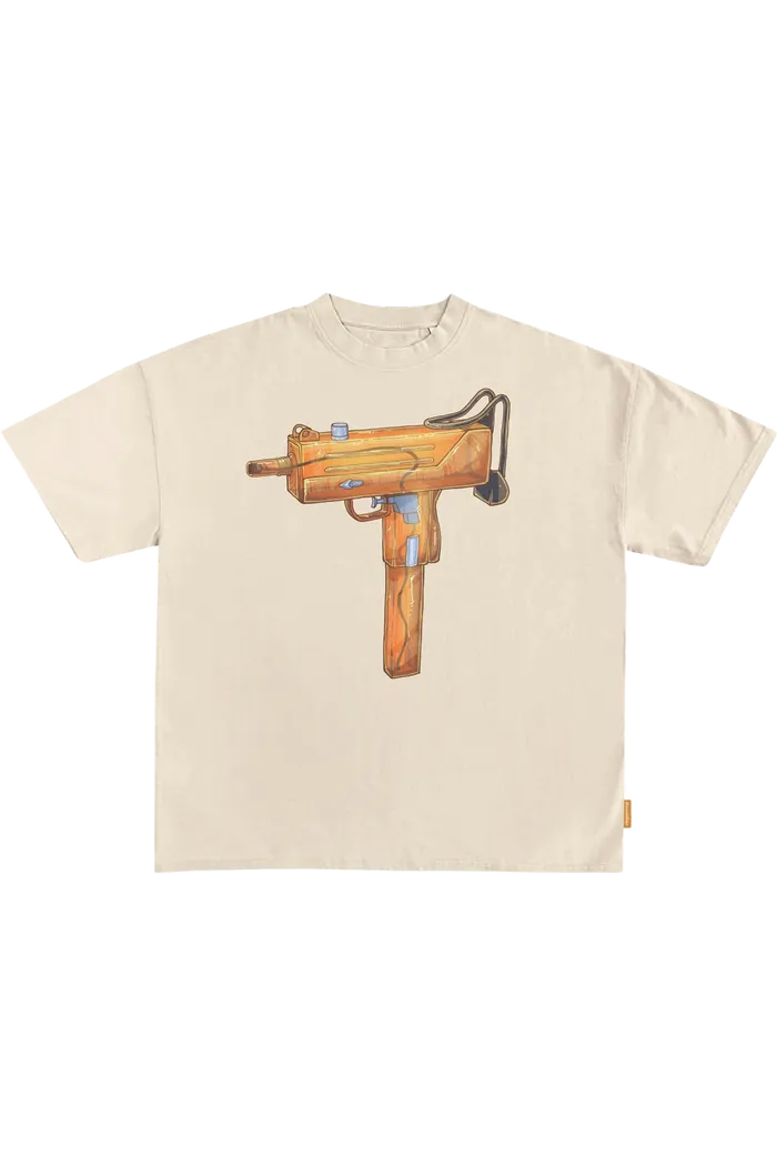 Футболка сливочного цвета MAC-10 Edition 