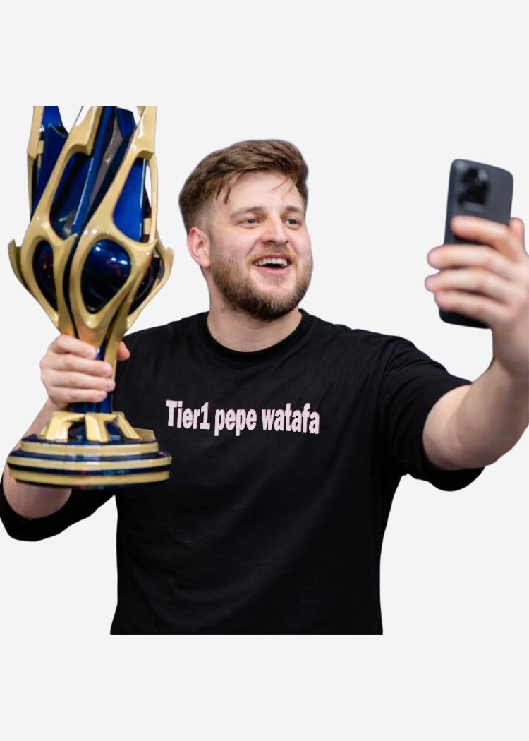 Футболка Черная Tier1 Pepe