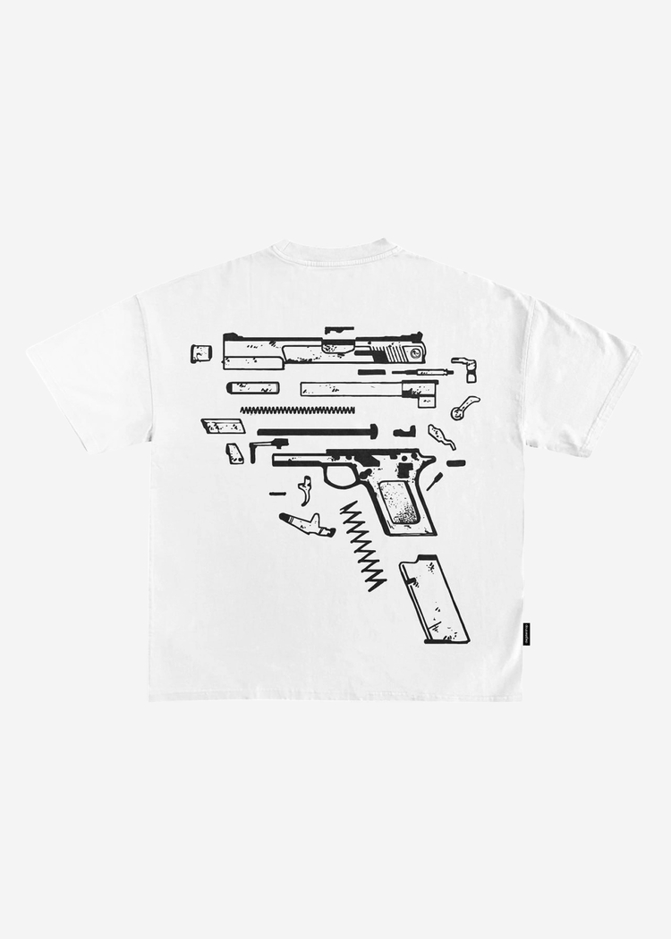 Футболка NO LUCK белая